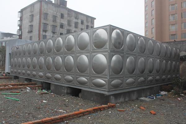 40吨不锈钢水箱,增城工地完工|宏量水箱