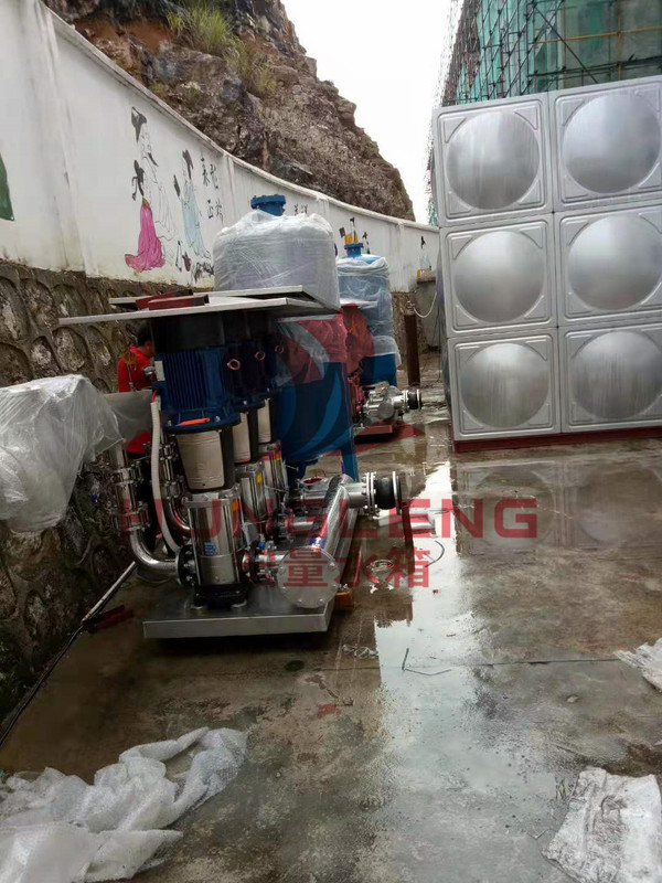  贵州400吨不锈钢水箱泵一体|宏量水箱
