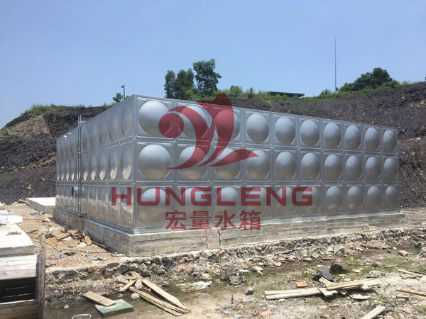 600吨不锈钢水箱，广东深圳|宏量水箱